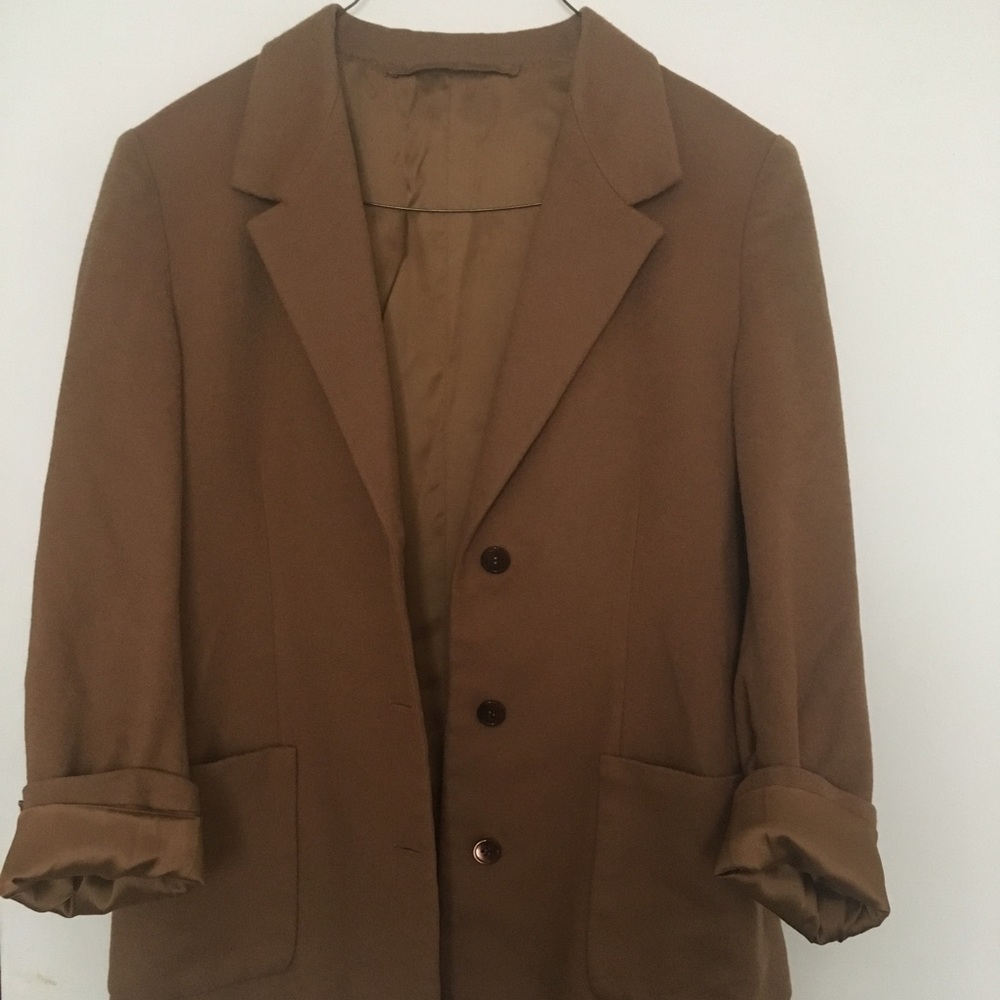 Camel jacket/pea coat